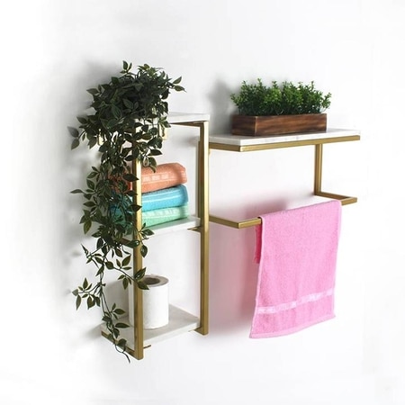 Claymint metal Wall Shelf