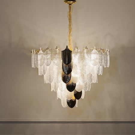 ALEXA 15 Light Modern Crystal Ceiling Chandelier