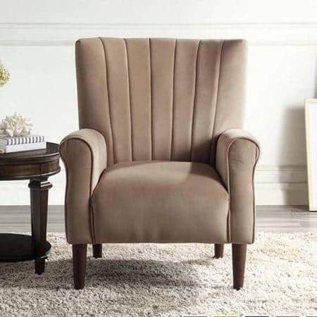 Maxo Accent Chair in Brown Colour