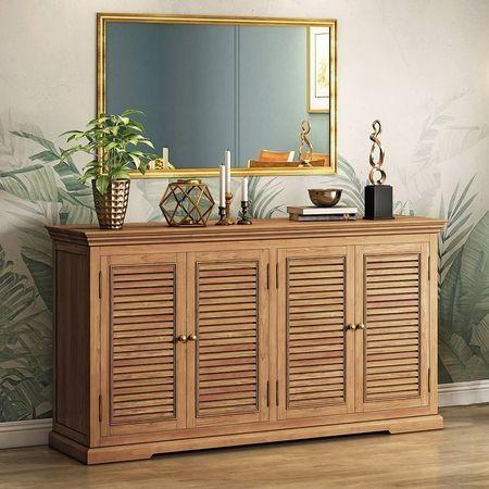Tuscany Solid Wood Sideboard in Latin American Teak Finish