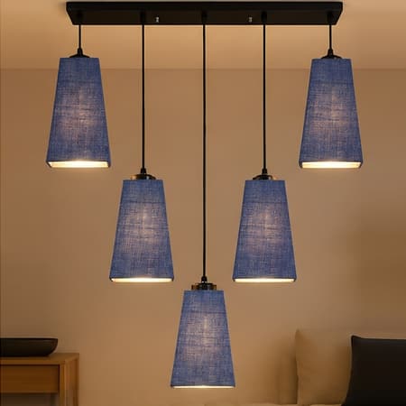 Devansh Solid Wood Electric Wall Light in Brown Colour with Multi Shade Count of 1 Light