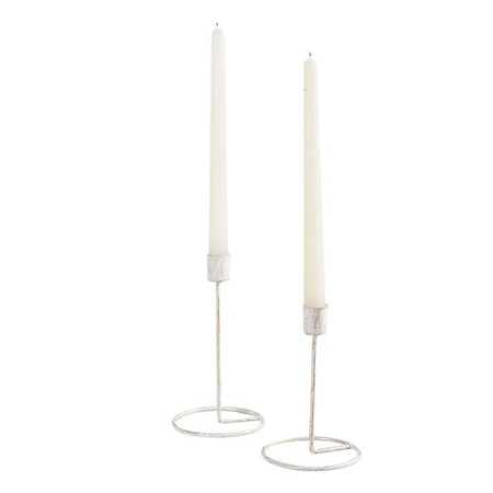 Handmade Iron Candle holders -set of 2