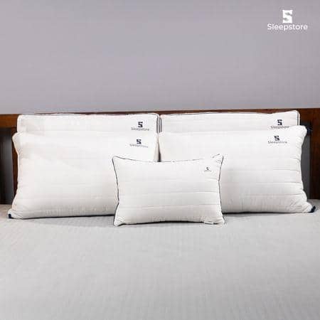 Granules Quilted 4 Pcs Adjustable Comfort Pillow 27 X 18 Inches