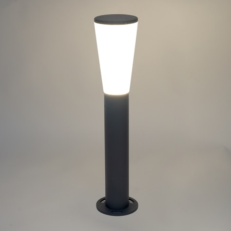Gada Bollard Outdoor Garden Park Driveway Light In Black & White Finish