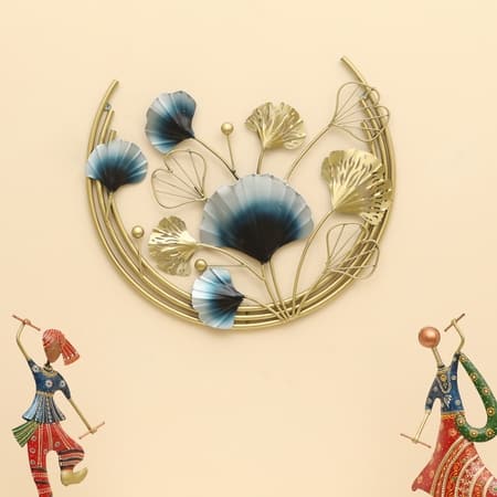 W-Taro Abstract Metal Wall Decor in Multicolor Set of 1