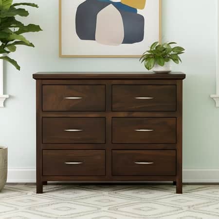 Elder Sheesham Wood Chest of Drawers in PROVISIONAL TEAK FINISH