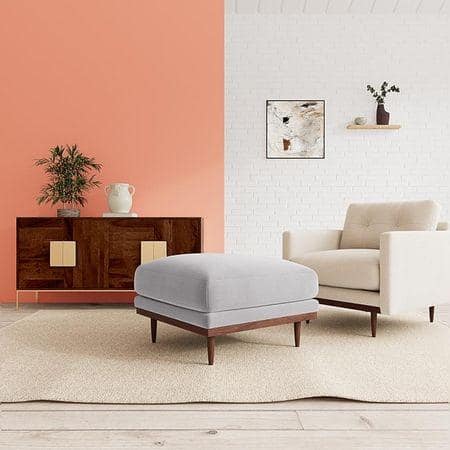 Klee Ottoman Color in Grey