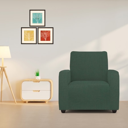 1 Seater Olive Green Sofa Cover