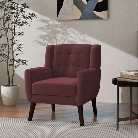 Derel Accent Chair in Pink Colour