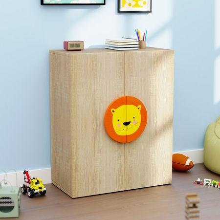 Lion'S Den Cabinet Storage In Oak Colour