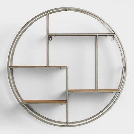 WOODENMOOD Round Wall Rack