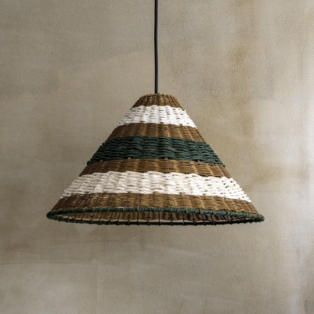 Japon Green Handcrafted Hanging Lamp