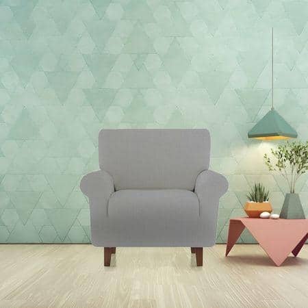 1 Seater Light Grey Sofa Cover