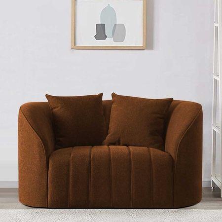 Baiwang Fabric Sofa (Brown)