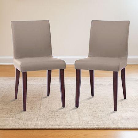 Persica Solid Wood Dining Chair Set Of 2 In Dark Walnut Finish