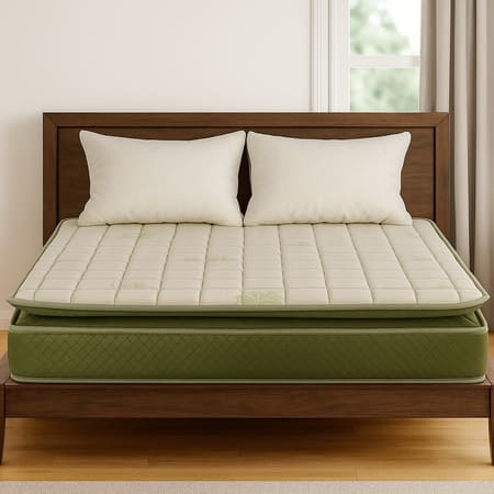 Repose Extrordino Special Edition Macro-Top Luxury Pocketed Spring with Copper infused Memory Foam Mattress (L x W: 78 inch x 72 inch, Thickness 6 Inches )