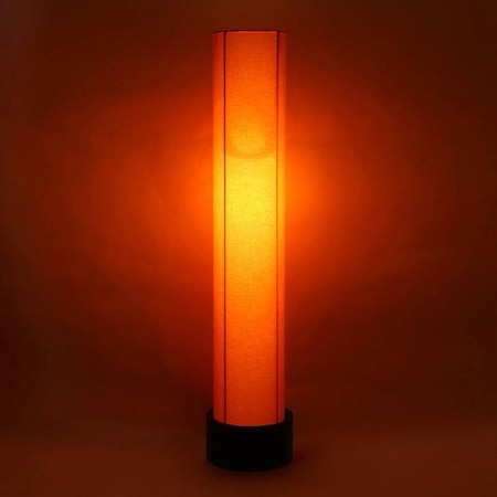 Chanel Yellow Cotton Shade Floor Lamp