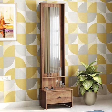 Eve Engineered Wood Dressing Table in Classic Walnut Finish