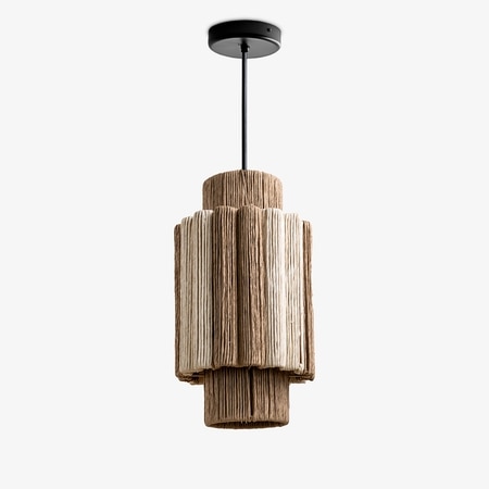 Kenji Handcrafted  White Pendant Lamp