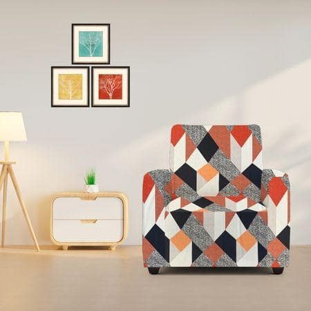 1 Seater Multicheck Sofa Cover