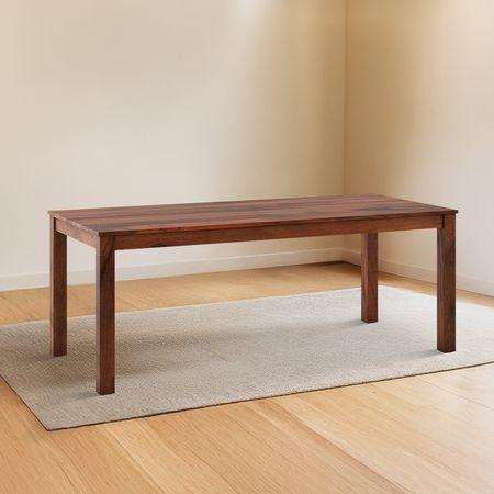 Arlo Teak Wood 8 Seater Dining Table in Teak Finish