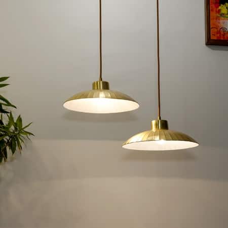 Patrice Brass Metal Pendant Light