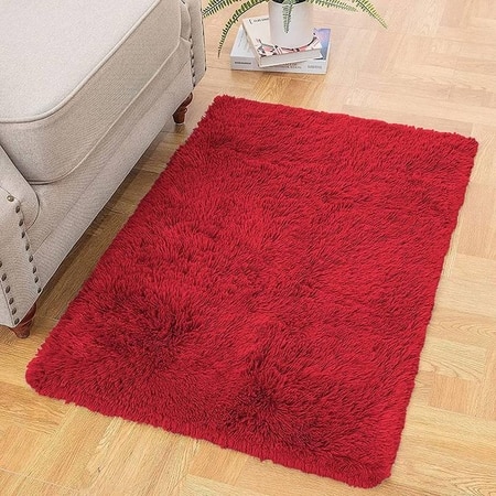 Bath Mat Rabbit Fur 1000 GSM Bathroom Door Mats Anti Skid Water Absorbent Easy Machine Washable Marino Rug for Entrance