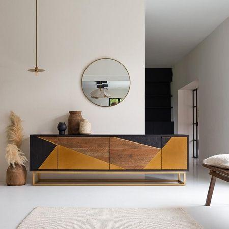 Castles Wooden 4 Door Sideboard