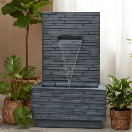 Light Grey Slate Water Fall Water Fountain