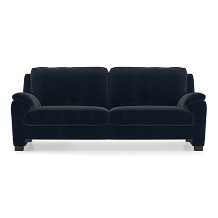 Farina Sofa Set (Colour: Sea Port Blue Velvet, Seater: 3+2+1+1)