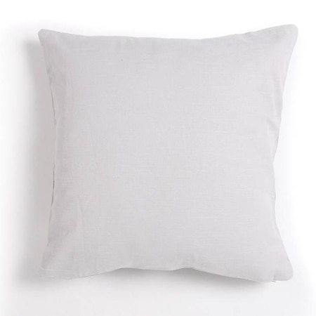 Solid Woven Cotton Cushion Cover