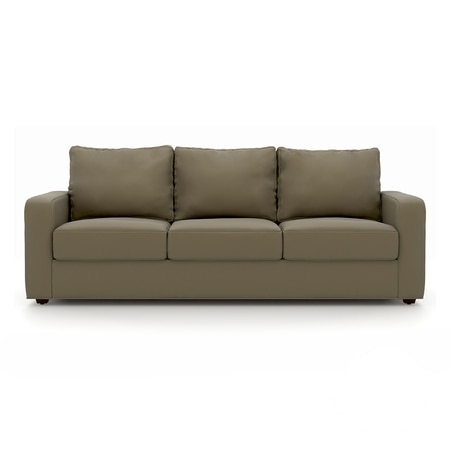 Apollo Compact Sofa Set (Colour : Cappuccino, Cushion : Soft, Back Type : Regular, Seater : 3+1+1)
