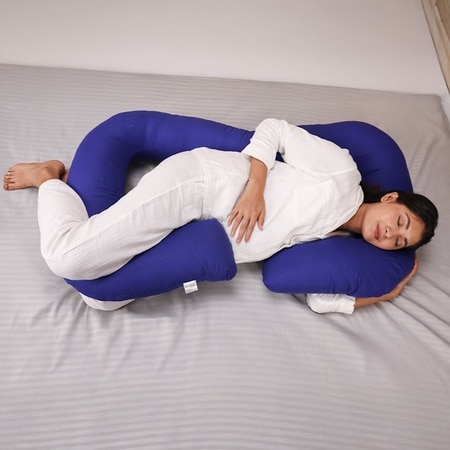 C-Shape Pregnancy Pillow for Full Body Comfort & Support