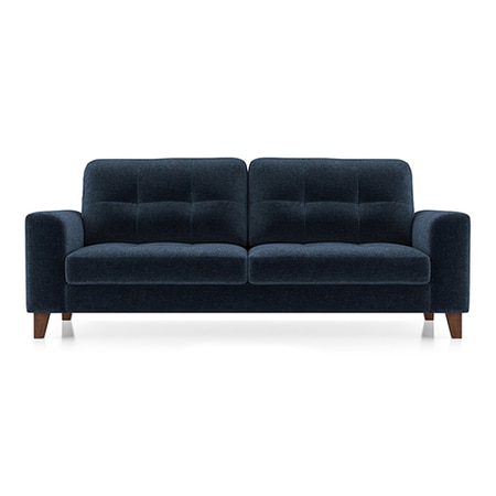 Verona Premium 3 Seater Fabric Sofa in Cobalt Colour