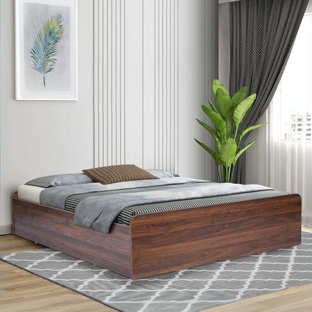 Maverick Engineered Wood Mid Bed in Columbian Walnut