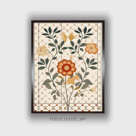 Floral Canvas Wall Prints Canvas Wall Prints Set of 1 Multicolor Matte