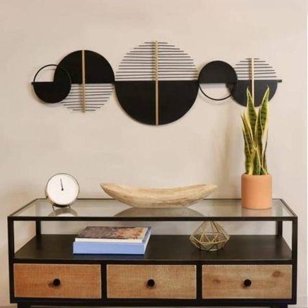Modern Metal Black Wall Art