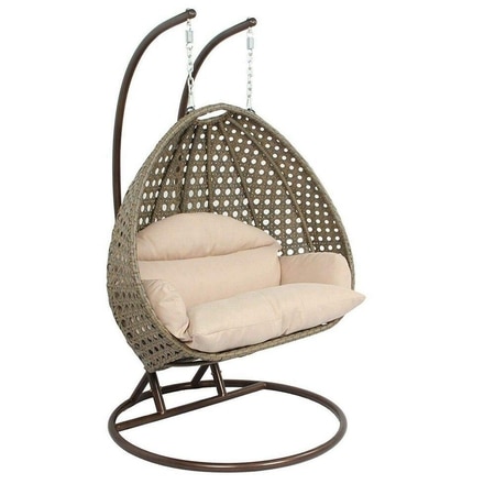 Rosemary Metal Swing in Gold Color - with Stand