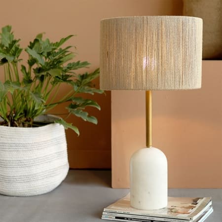 Cusp Sisal Fiber Handcrafted Table Lamp