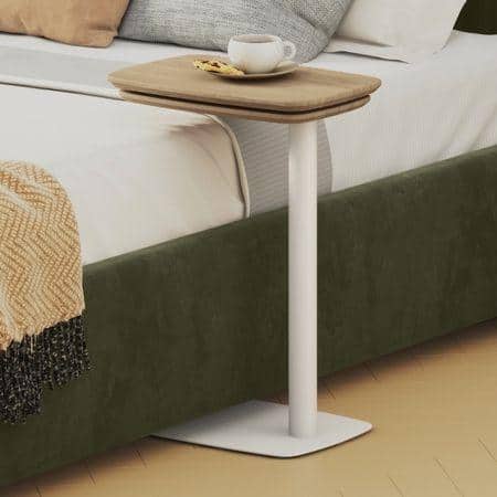 Otis C Table In White And Oak Finish