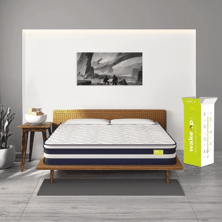 Smarttech Pillowtop Hybrid Pocket Spring Mattress (75 x 48 in, 10 Inches)