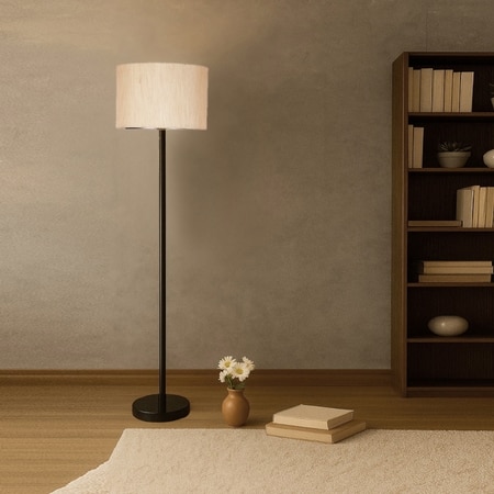 Devansh Wood Floor Lamp