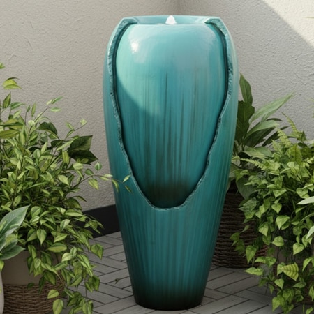 Jar Water Fountain For Indoor And Outdoor
