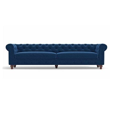 Winchester Premium 4 Seater Fabric Sofa in Cobalt Colour