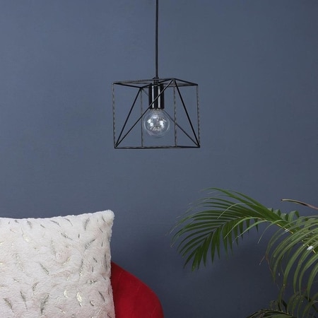 Nordic Black Vintage Metal Single Hanging Light