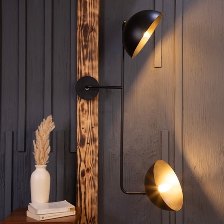 Double Shade Wall Sconce By Shoppeefry