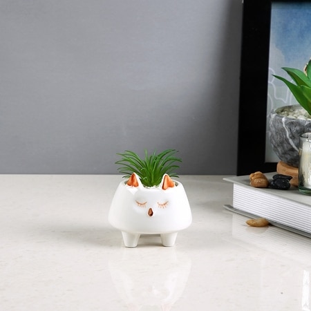 Dreamy Fox Ceramic Planter