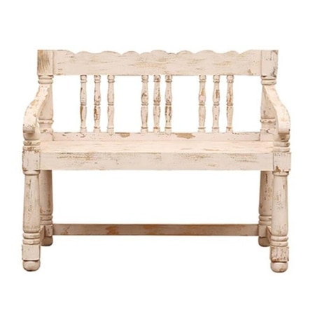 Anitz Solid Wood Bench in Honey Finish