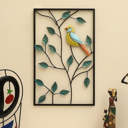 W-Banko Abstract Metal Wall Decor in Multicolor Set of 1