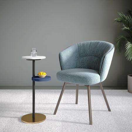 Palmer Drink Table In Gold Finish
